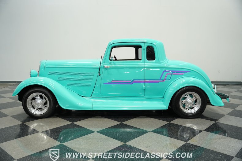 Plymouth-Coupe-1932-Teal-Gray