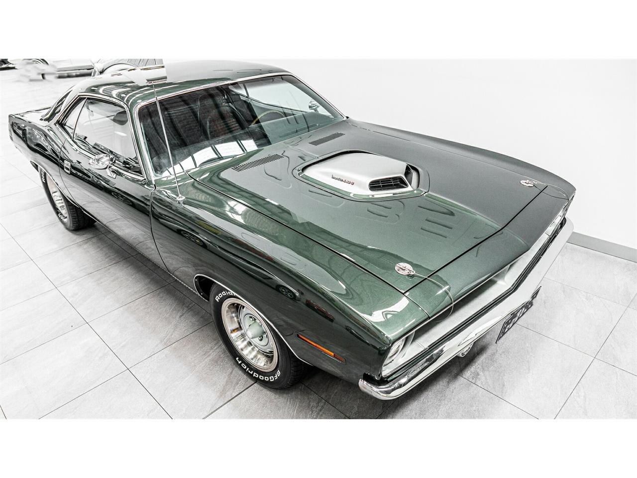 Plymouth-Cuda-1970-F8-Ivy-Green-Black-39