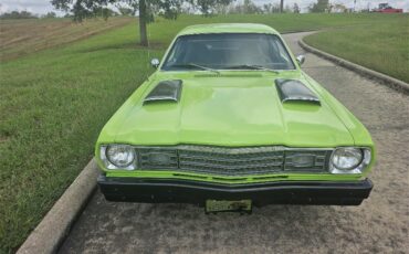 Plymouth-Duster-1971-Lime-Green-Black-7