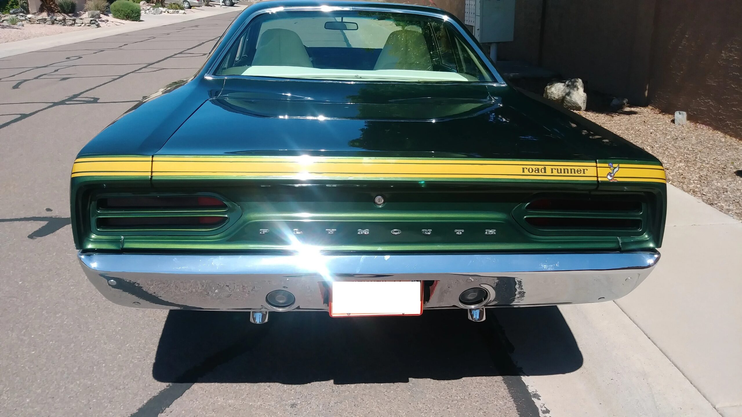Plymouth-Roadrunner-1970-Green-White-13