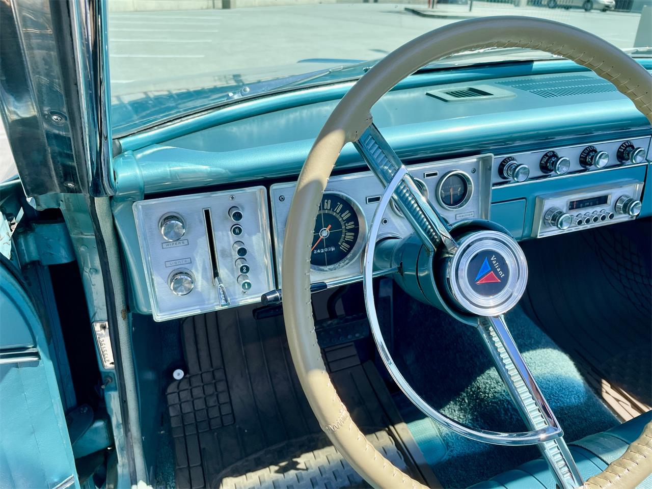 Plymouth-Valiant-1964-Turquoise-Turquoise-13