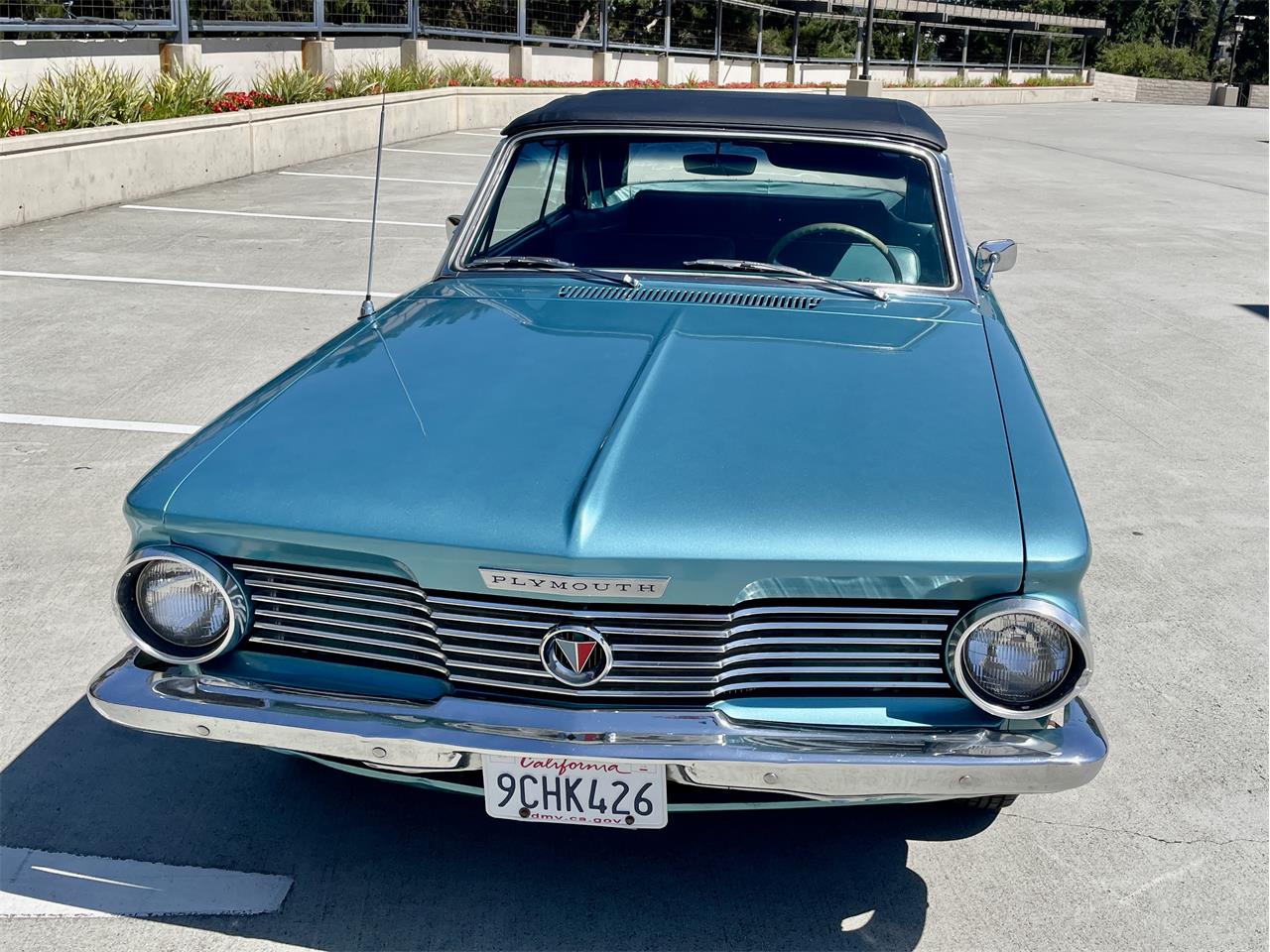 Plymouth-Valiant-1964-Turquoise-Turquoise-9