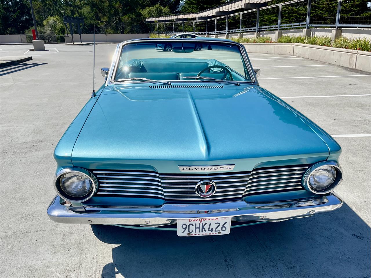 Plymouth-Valiant-1964-Turquoise-Turquoise