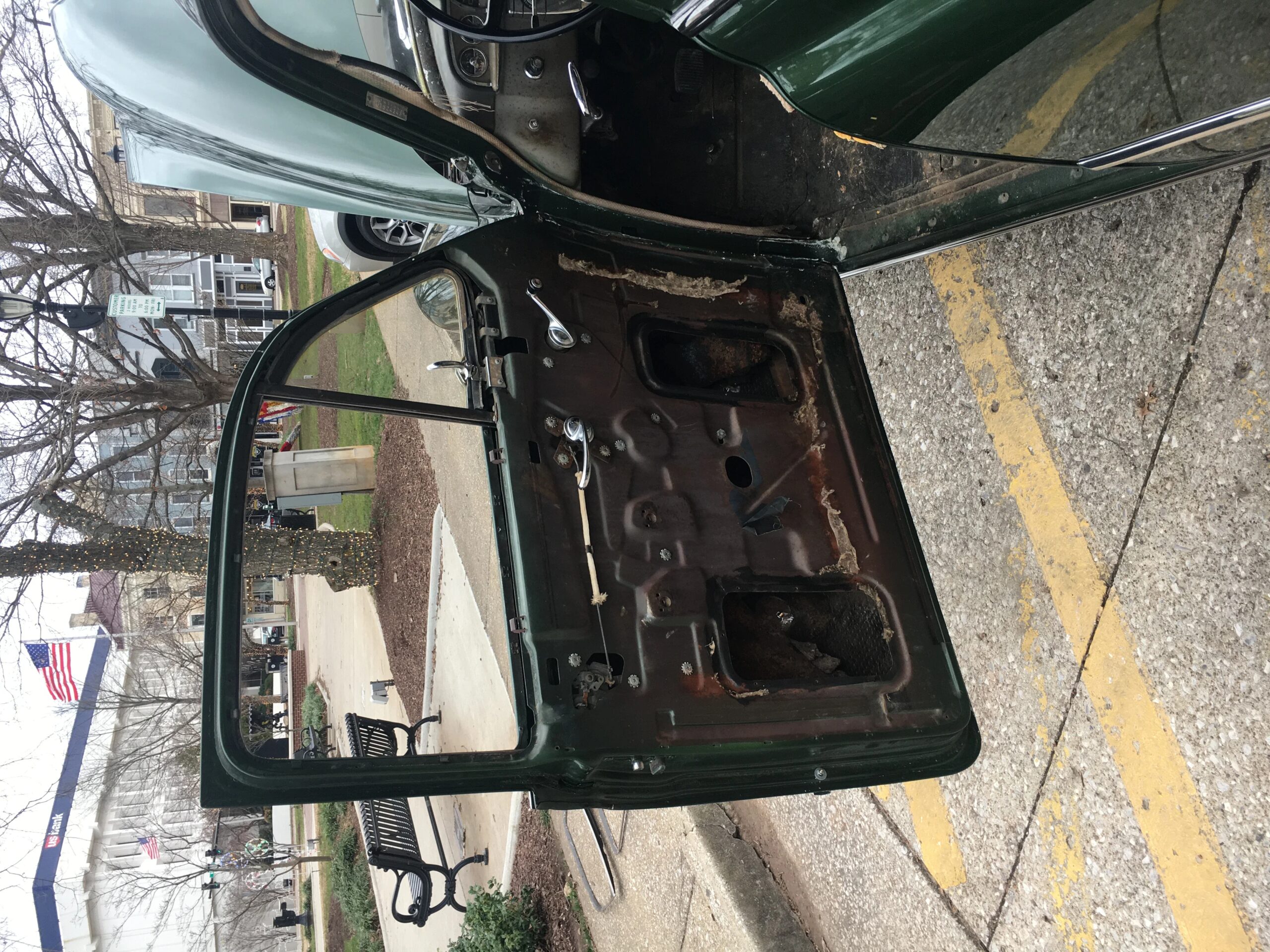 Pontiac-Chieftain-1950-Green-Tan-27