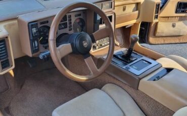 Pontiac-Fiero-1986-Black-Tan-16