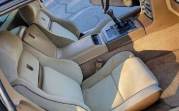 Pontiac-Fiero-1986-Black-Tan-17