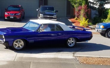 Pontiac-Le-mans-sport-convertible-1965-Blue-Black-2