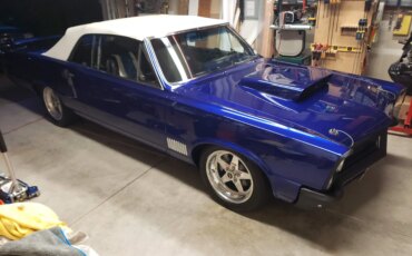 Pontiac-Le-mans-sport-convertible-1965-Blue-Black