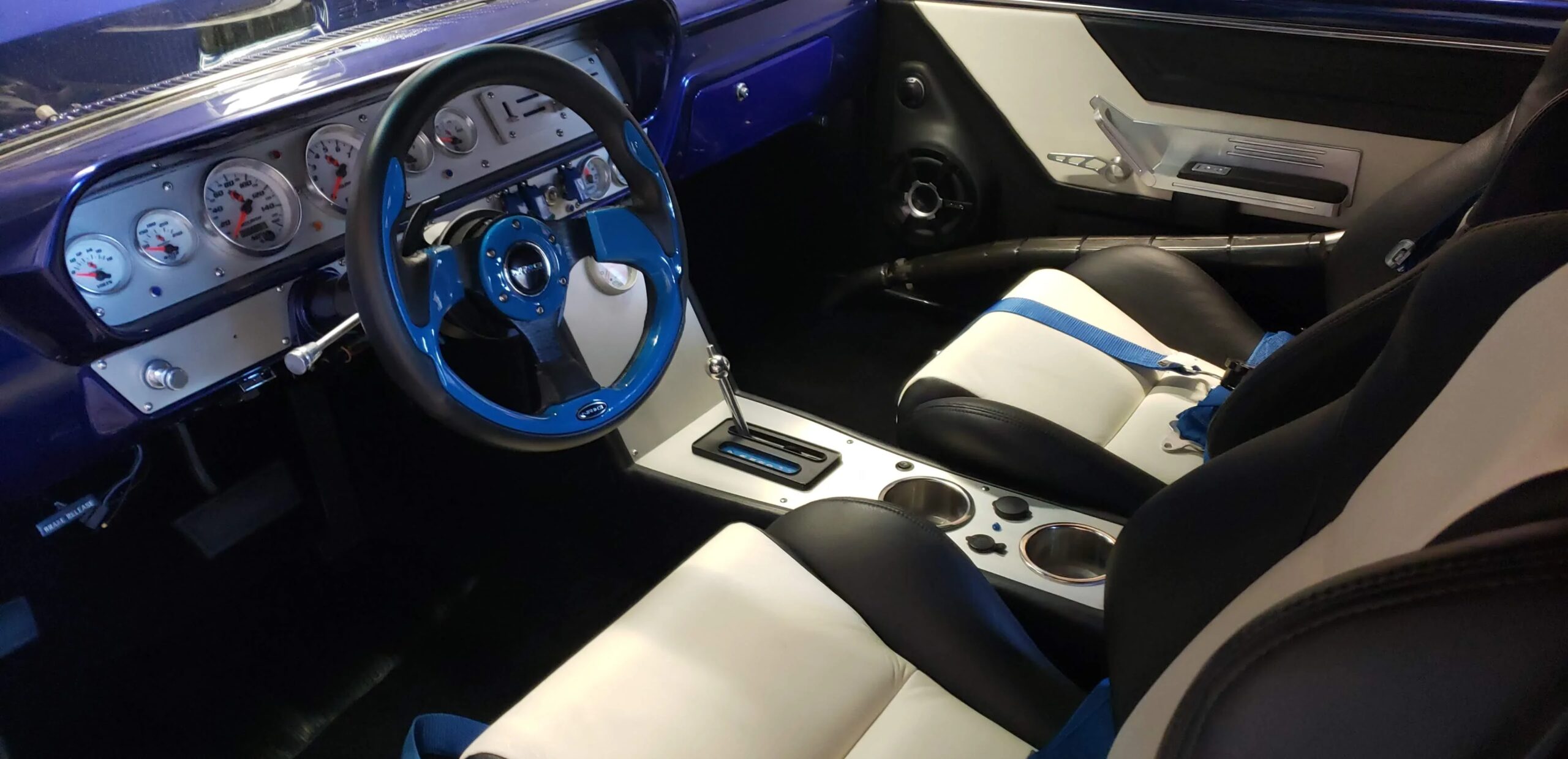 Pontiac-Le-mans-sport-convertible-1965-Blue-Black-7