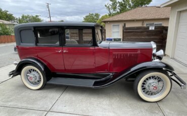 Pontiac-Series-401-1931-Burgundy-Gray-1