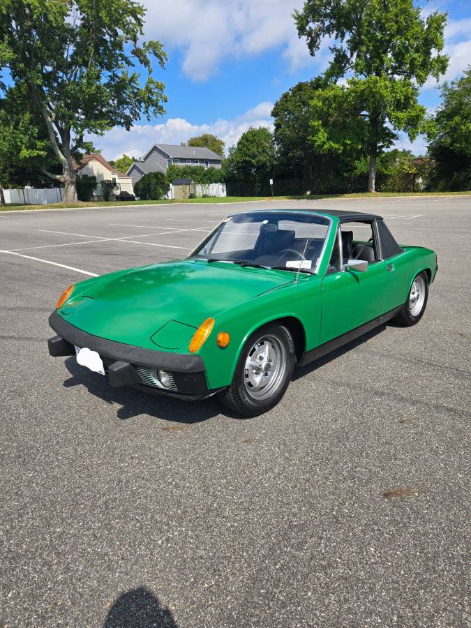 Porsche-914-1974-green