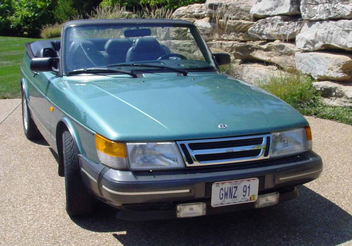 Saab-900-turbo-convertible-1991-green-1