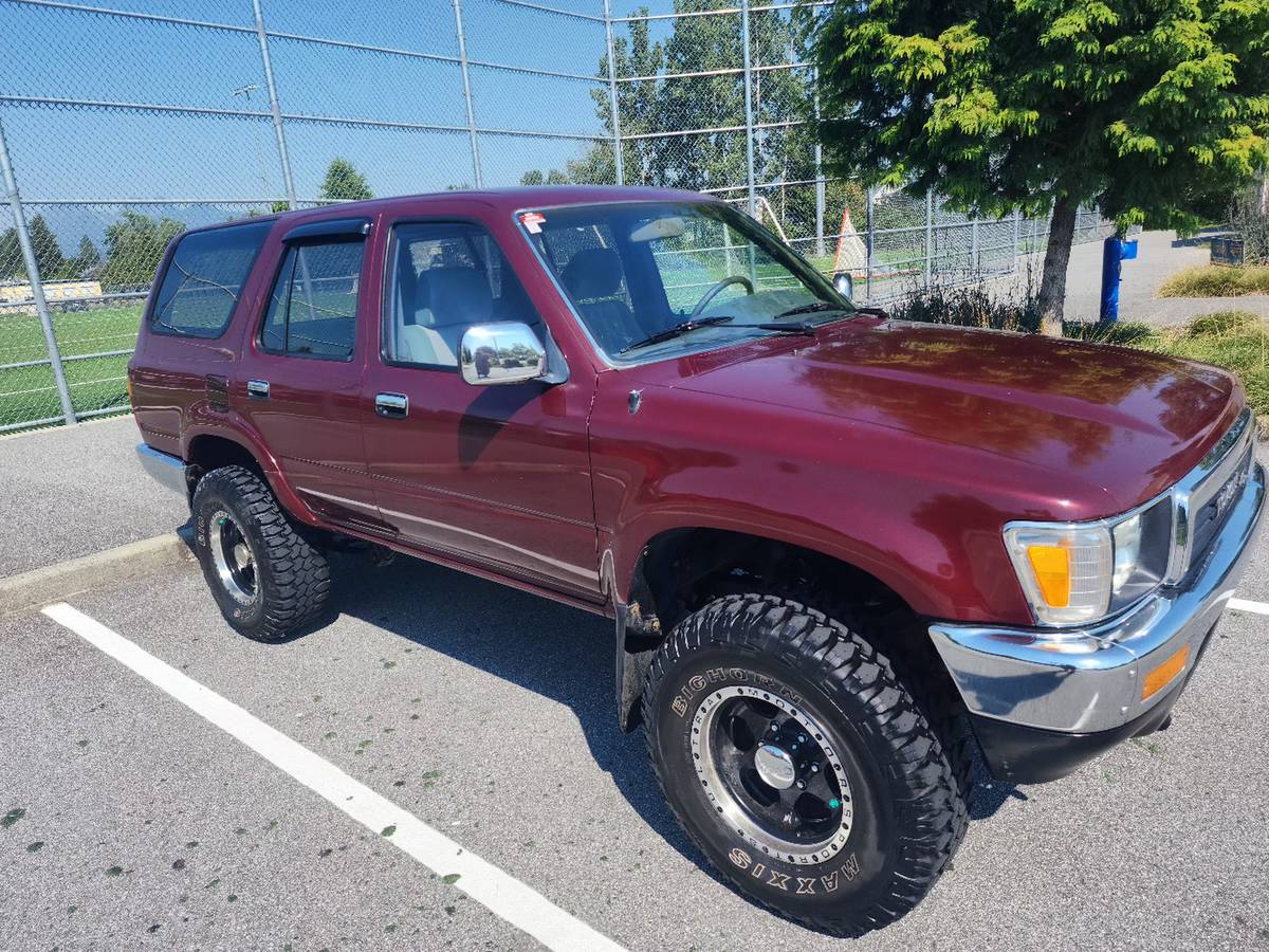 Toyota-4-runner-1990-red