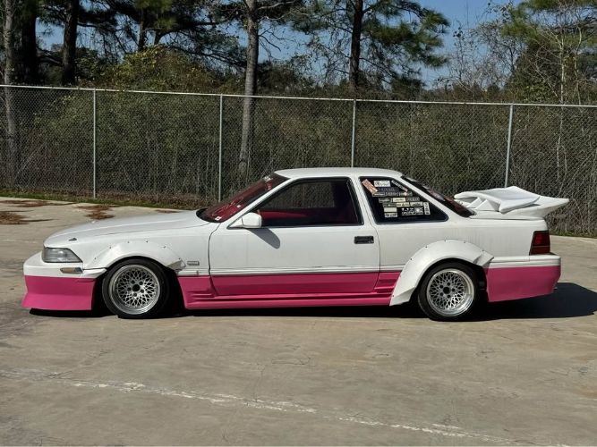 Toyota-Other-1986-WhitePink-Red-LeatherBlack-Su-7