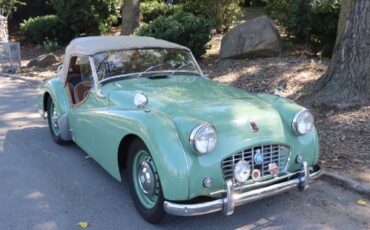 Triumph-Tr3-1956-Green-Tan