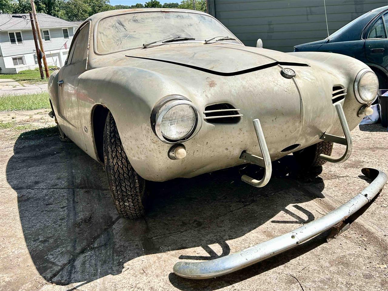Volkswagen-Karmann-ghia-1957-Silver-Gray-6