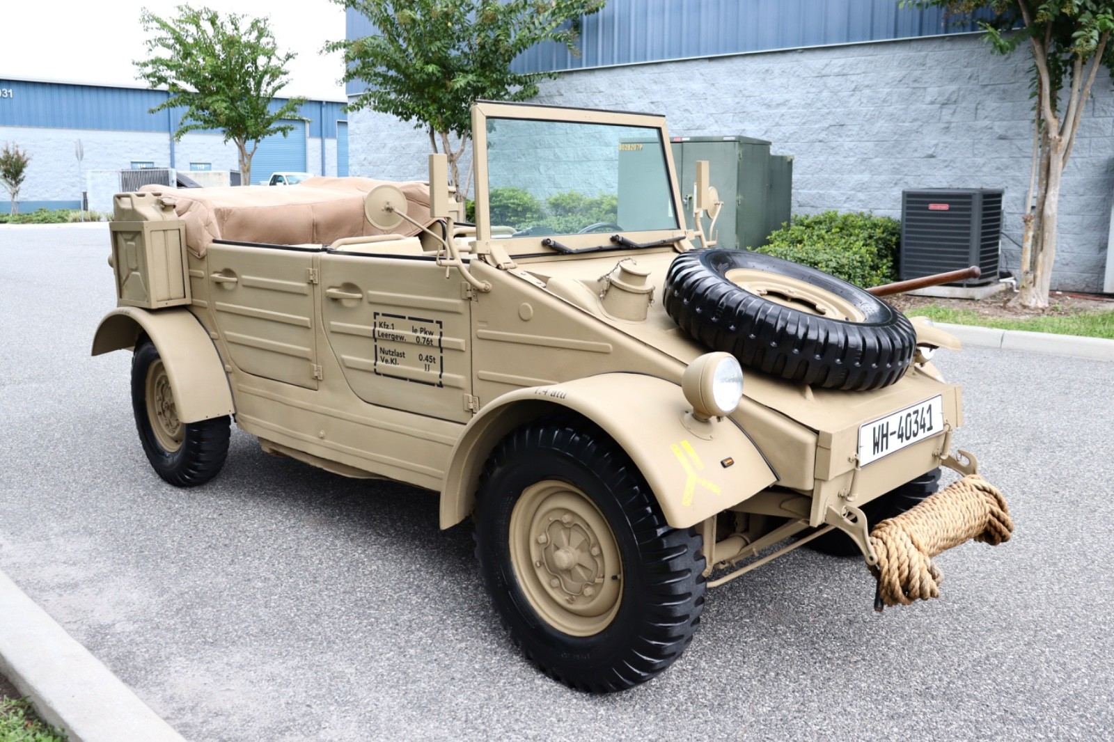Volkswagen-Kubelwagen-WWII-Military-Type-82-Replica-1973-Convertible-33