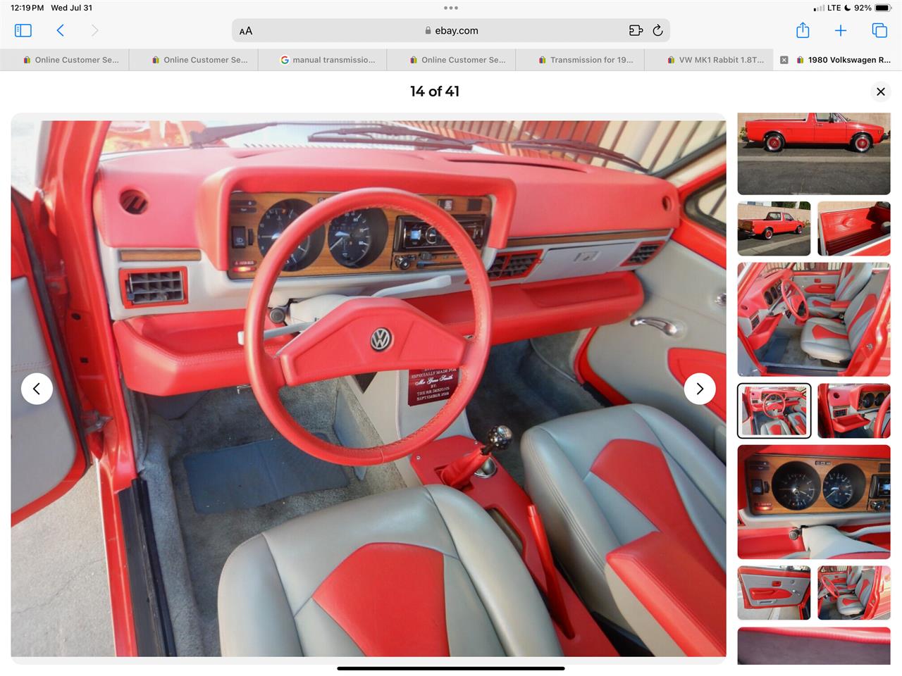 Volkswagen-Pickup-1980-Red-Redgrey-17