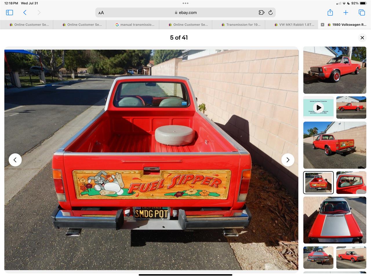 Volkswagen-Pickup-1980-Red-Redgrey-21