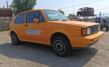 Volkswagen-golf-gti-electric-1983-orange
