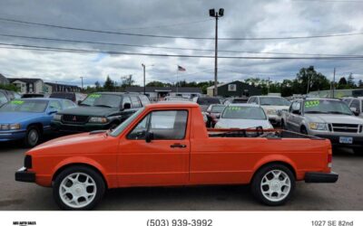 Volkswagen rabbit pickup diesel 1981