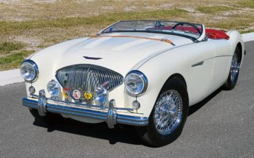 Austin-healey-100m-1954-Old-English-White-Red