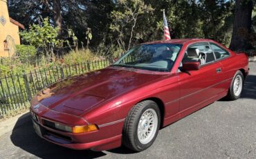 Bmw-8-series-1991-Red-Grey