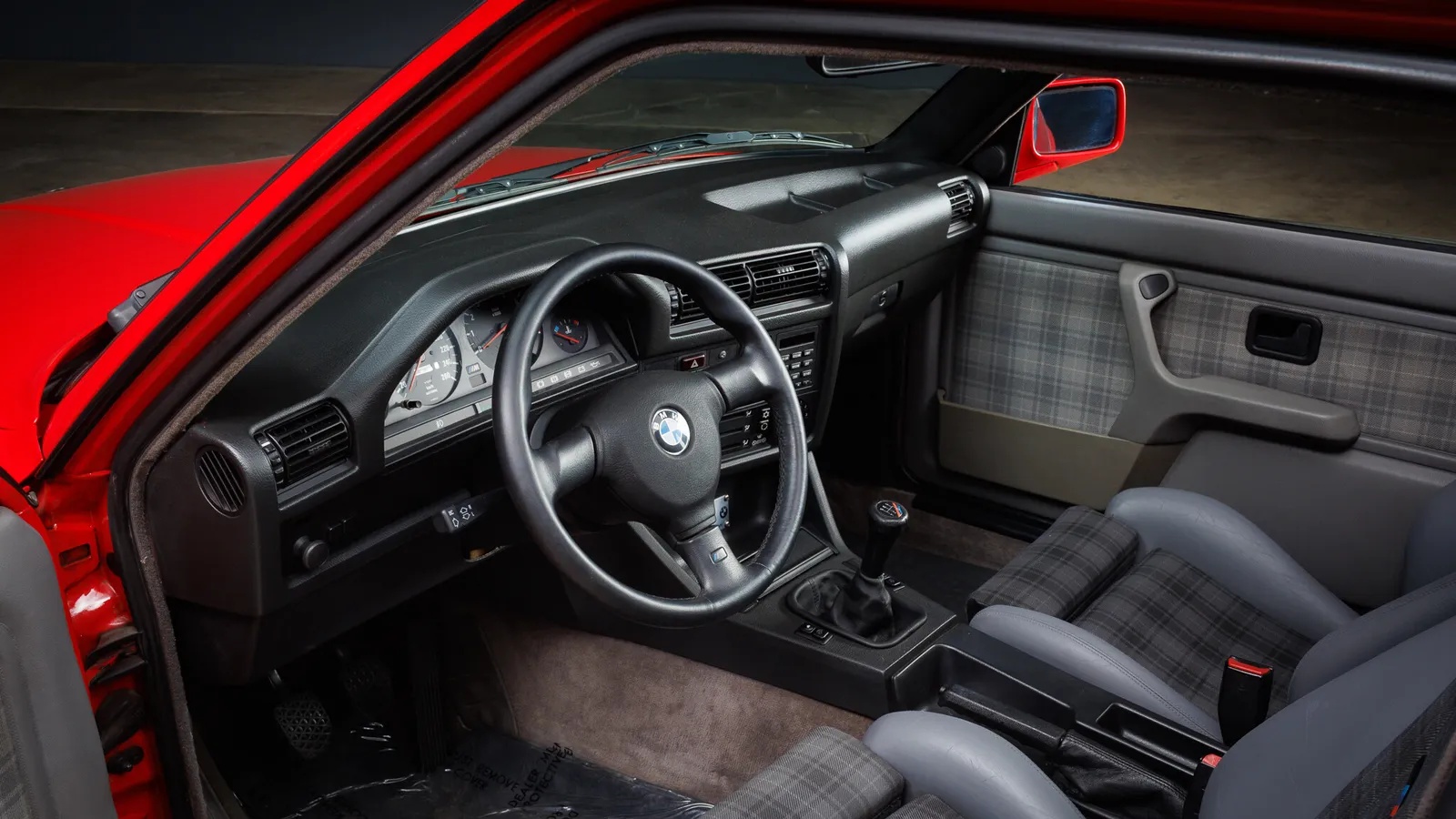 Bmw-M3-1988-Misano-Red-Gray-Uberkaro-Cloth-And-Gray-Leather-Upholstery-8