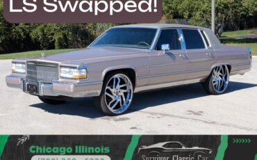 Cadillac-Brougham-1990-Light-Antelope-Metal-Beige