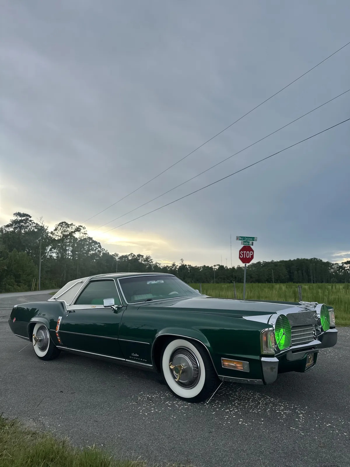 Cadillac-Eldorado-1970-Green-White-And-Green-4