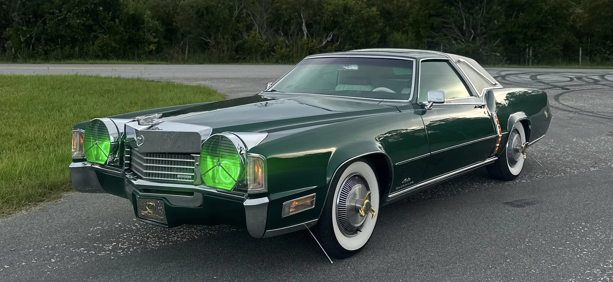 Cadillac-Eldorado-1970-Green-White-And-Green-8