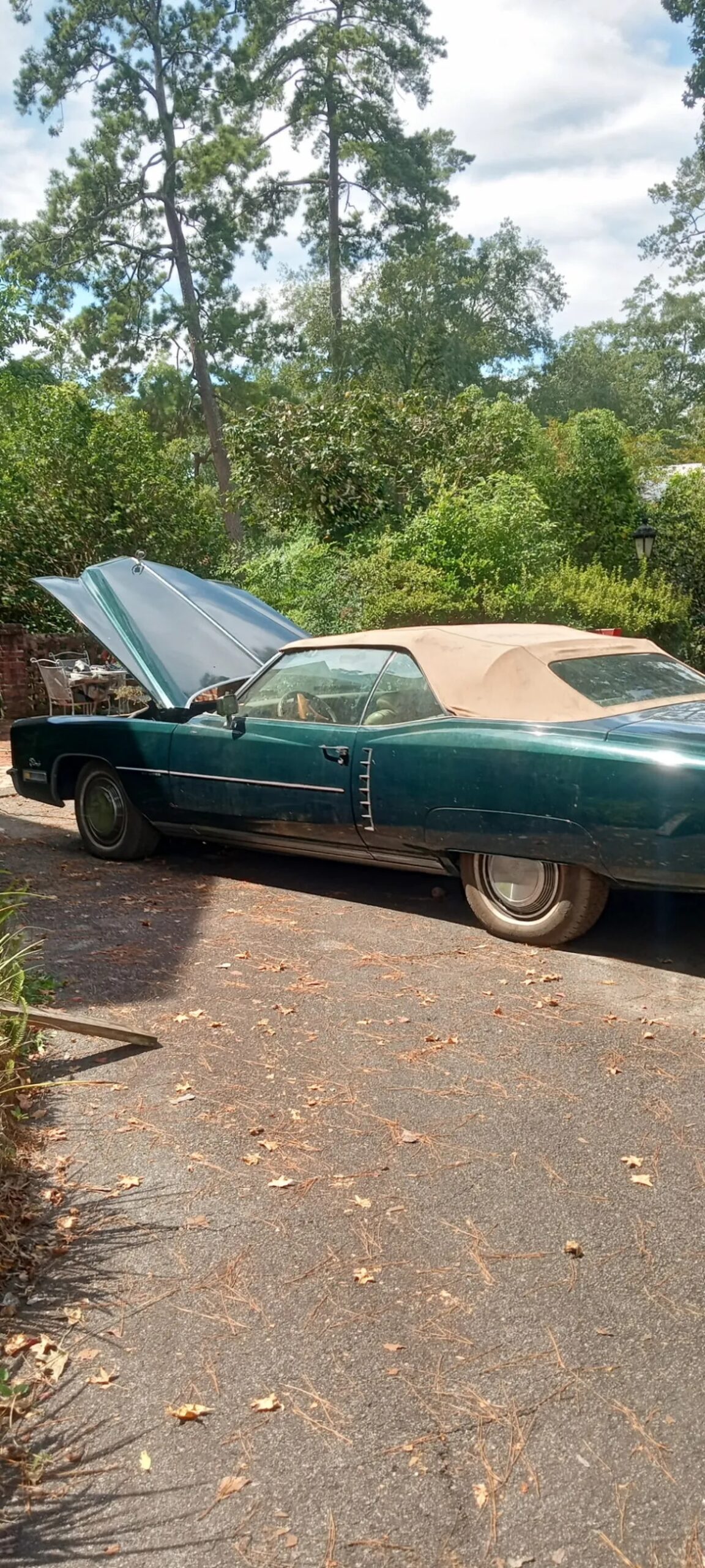 Cadillac-Eldorado-1972-Dark-Green-Tan-12