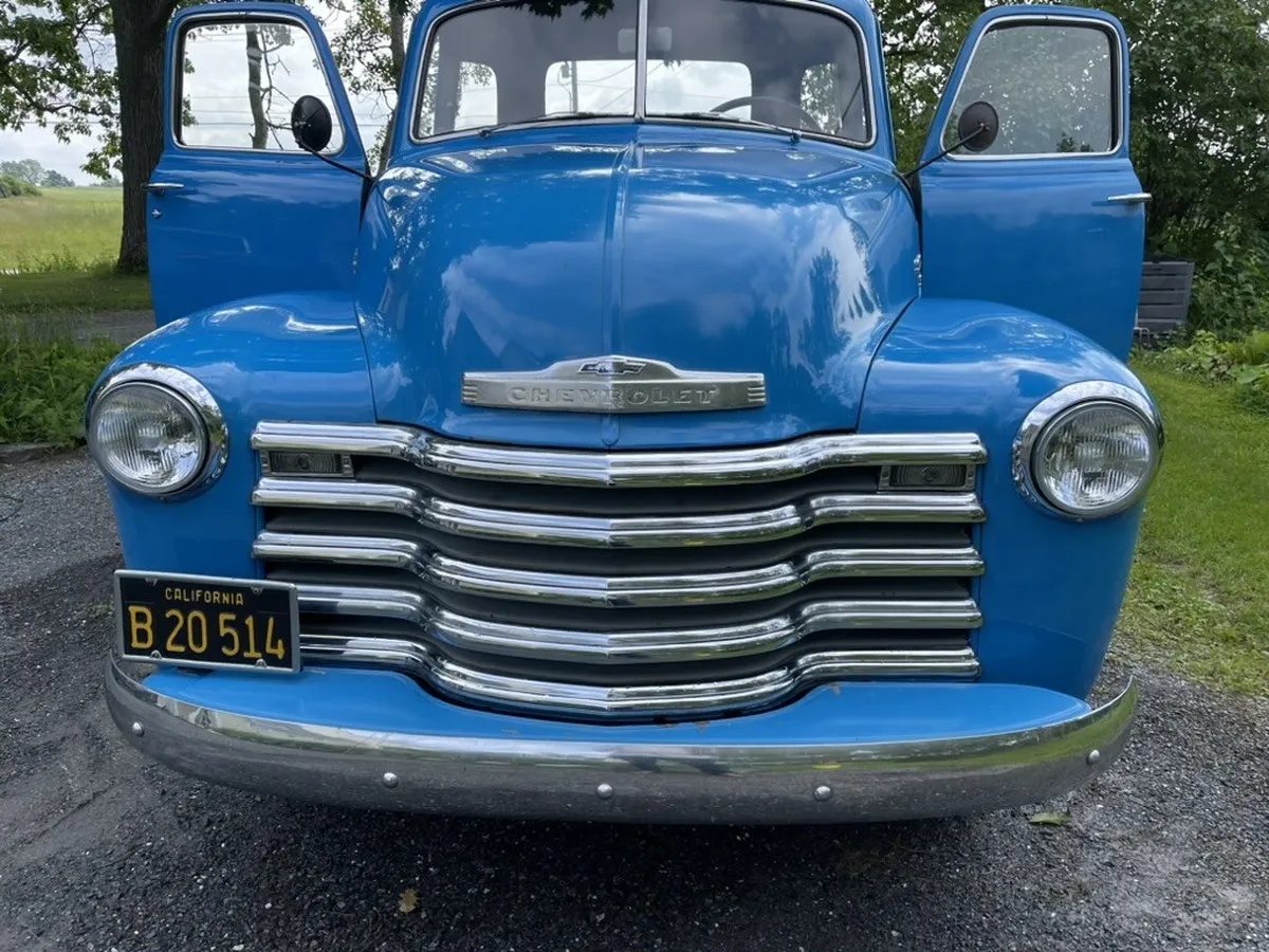 Chevrolet-3100-1950-Blue-Original-Brown-1