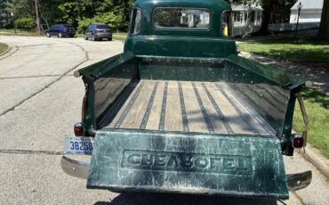 Chevrolet-3100-1951-Dark-Green-Tan-2