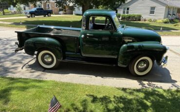 Chevrolet-3100-1951-Dark-Green-Tan-7
