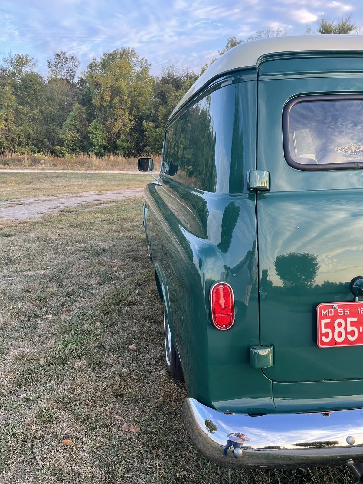 Chevrolet-3100-1956-Green-Grey-16