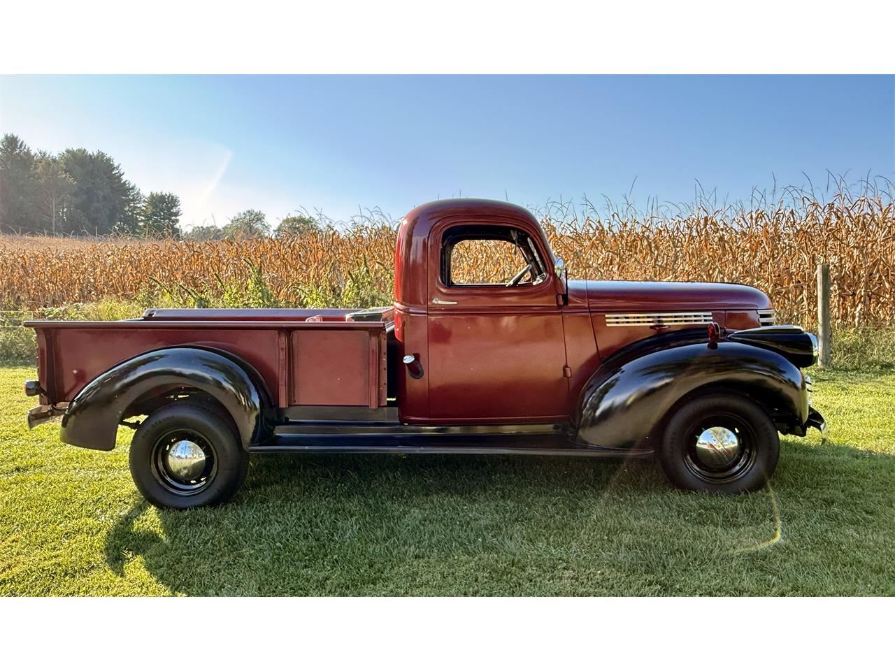 Chevrolet-34-ton-pickup-1941-Red-Grey-14