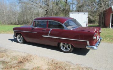 Chevrolet-Bel-air-1955-Maroon-Tan-1