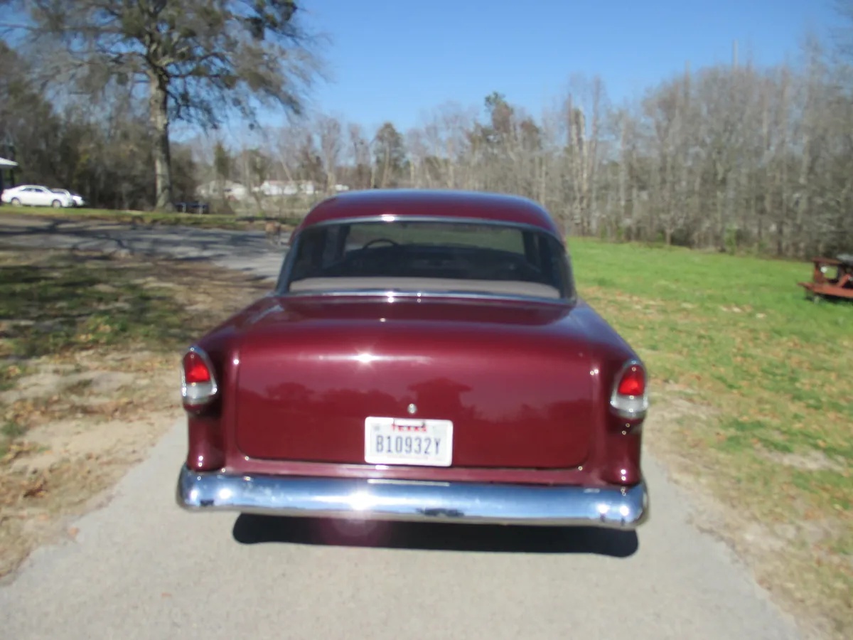 Chevrolet-Bel-air-1955-Maroon-Tan-2