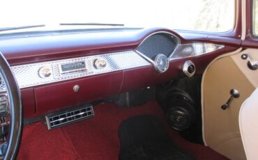 Chevrolet-Bel-air-1955-Maroon-Tan