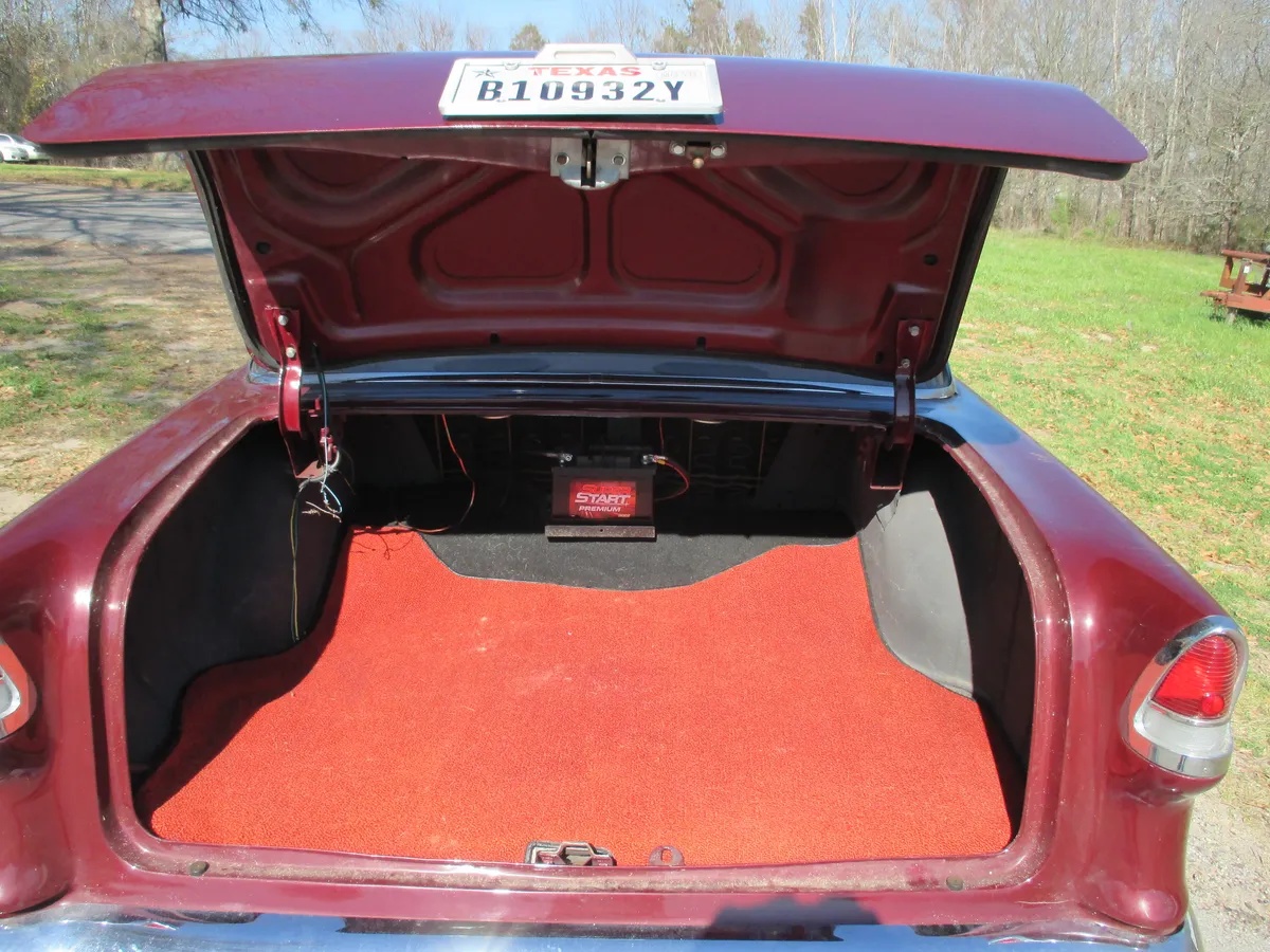 Chevrolet-Bel-air-1955-Maroon-Tan-4
