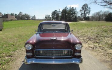 Chevrolet-Bel-air-1955-Maroon-Tan-5