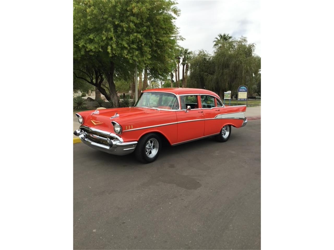 Chevrolet-Bel-air-1957-Chevy-Madador-Red-Madador-Red-amp-Black-1