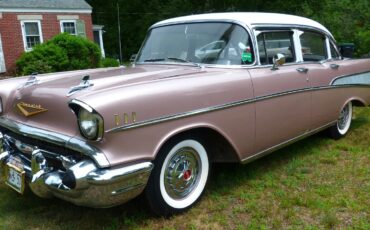 Chevrolet-Bel-air-1957-Dusk-Pearl-amp-India-Ivory-Silver-And-Black-18