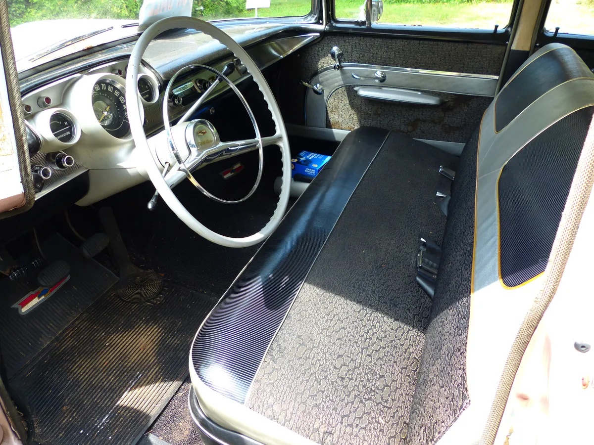 Chevrolet-Bel-air-1957-Dusk-Pearl-amp-India-Ivory-Silver-And-Black-5