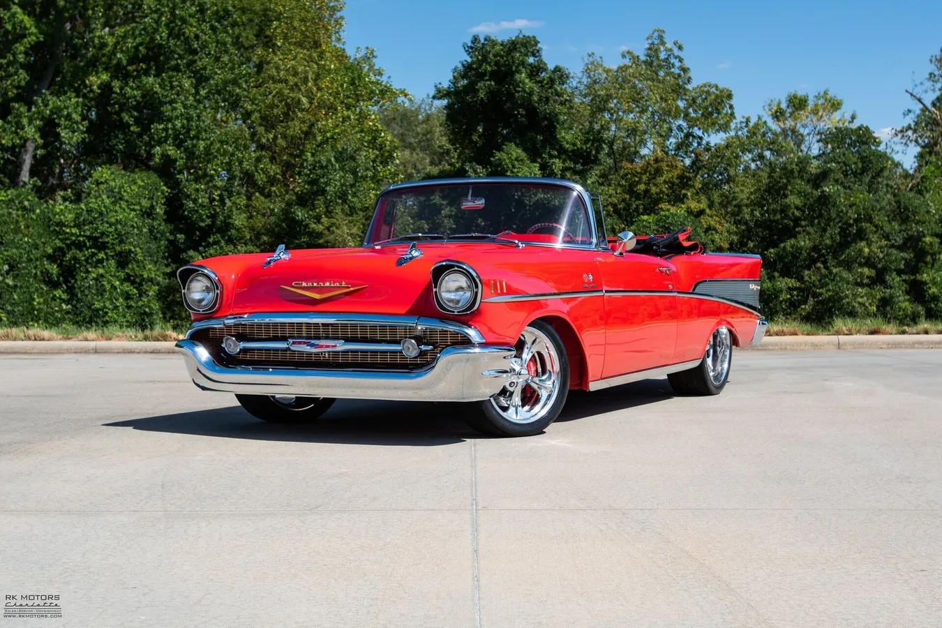 Chevrolet-Bel-air-1957-Red-Red-1