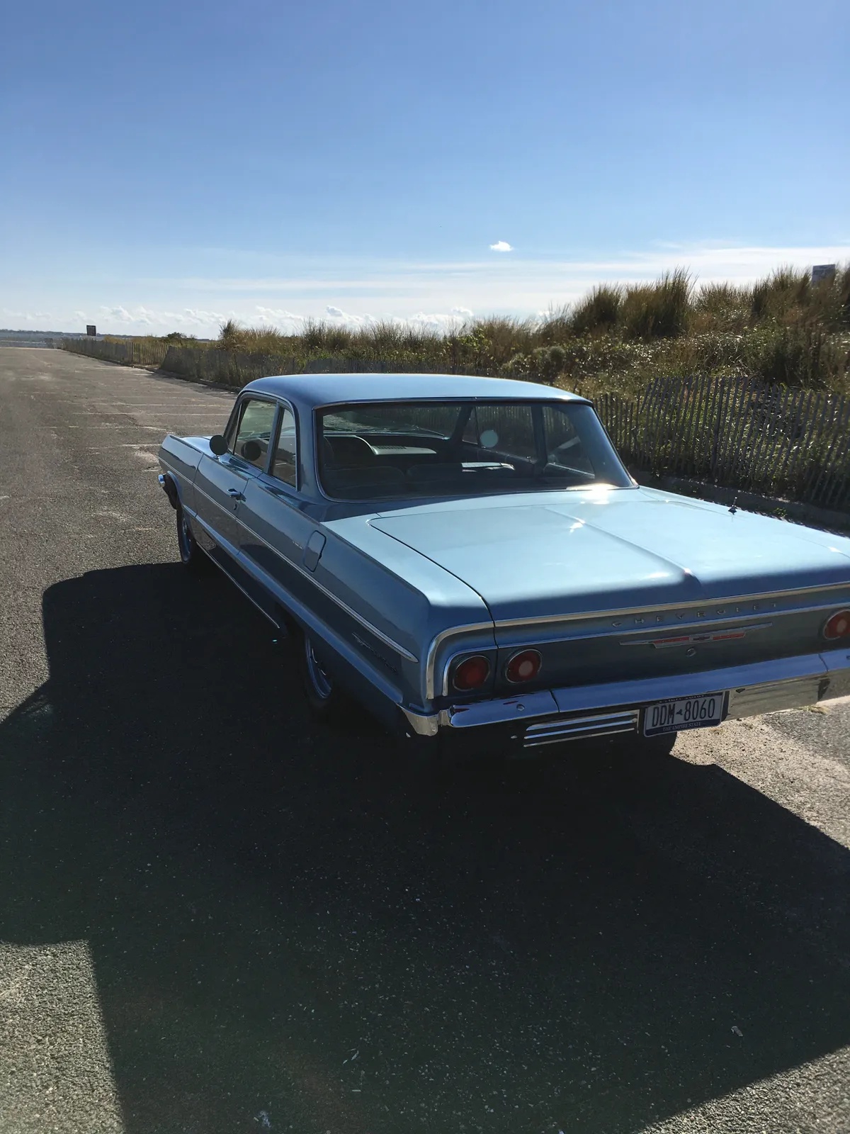 Chevrolet-Bel-air-1964-Silver-Blue-Poly-Blue-2