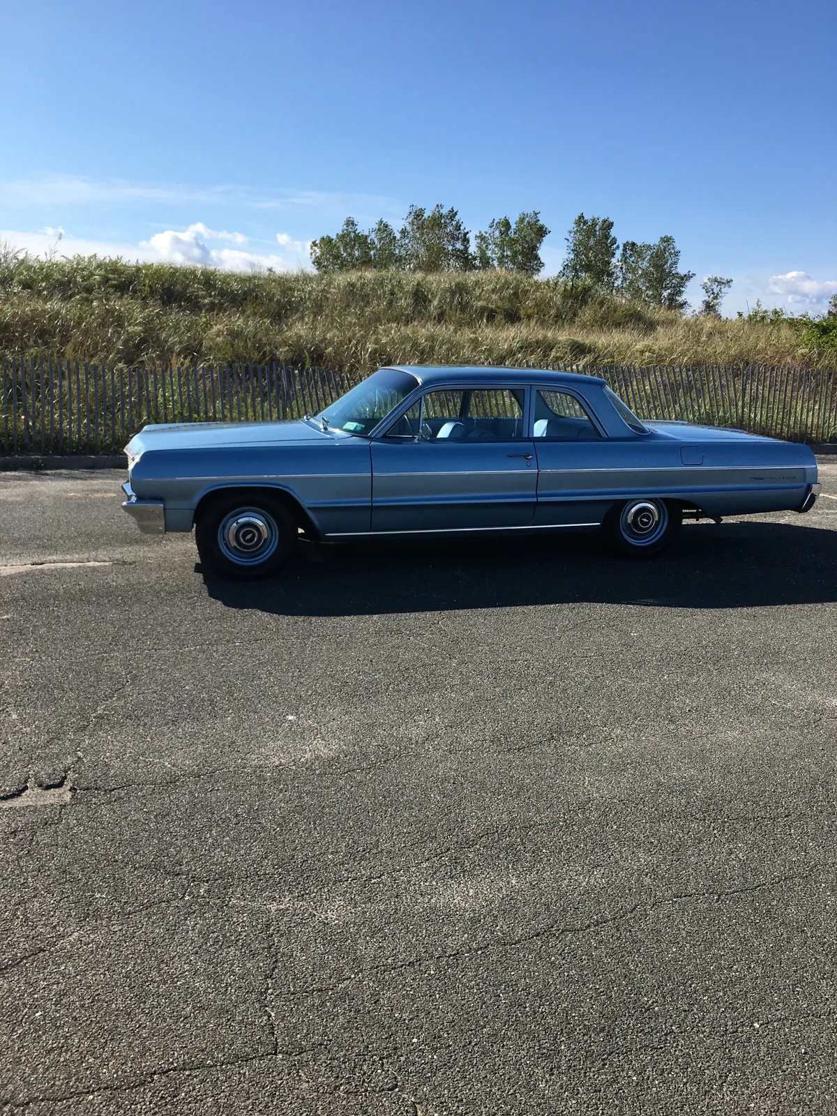 Chevrolet-Bel-air-1964-Silver-Blue-Poly-Blue-3