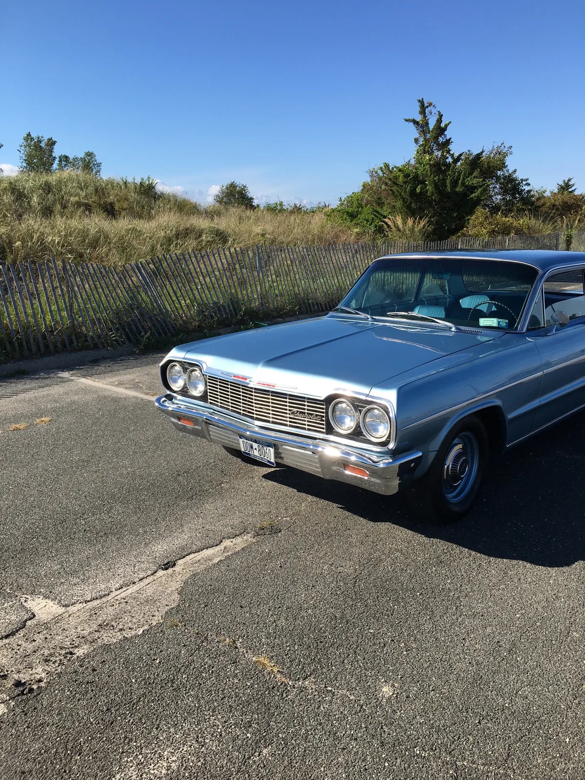 Chevrolet-Bel-air-1964-Silver-Blue-Poly-Blue-4