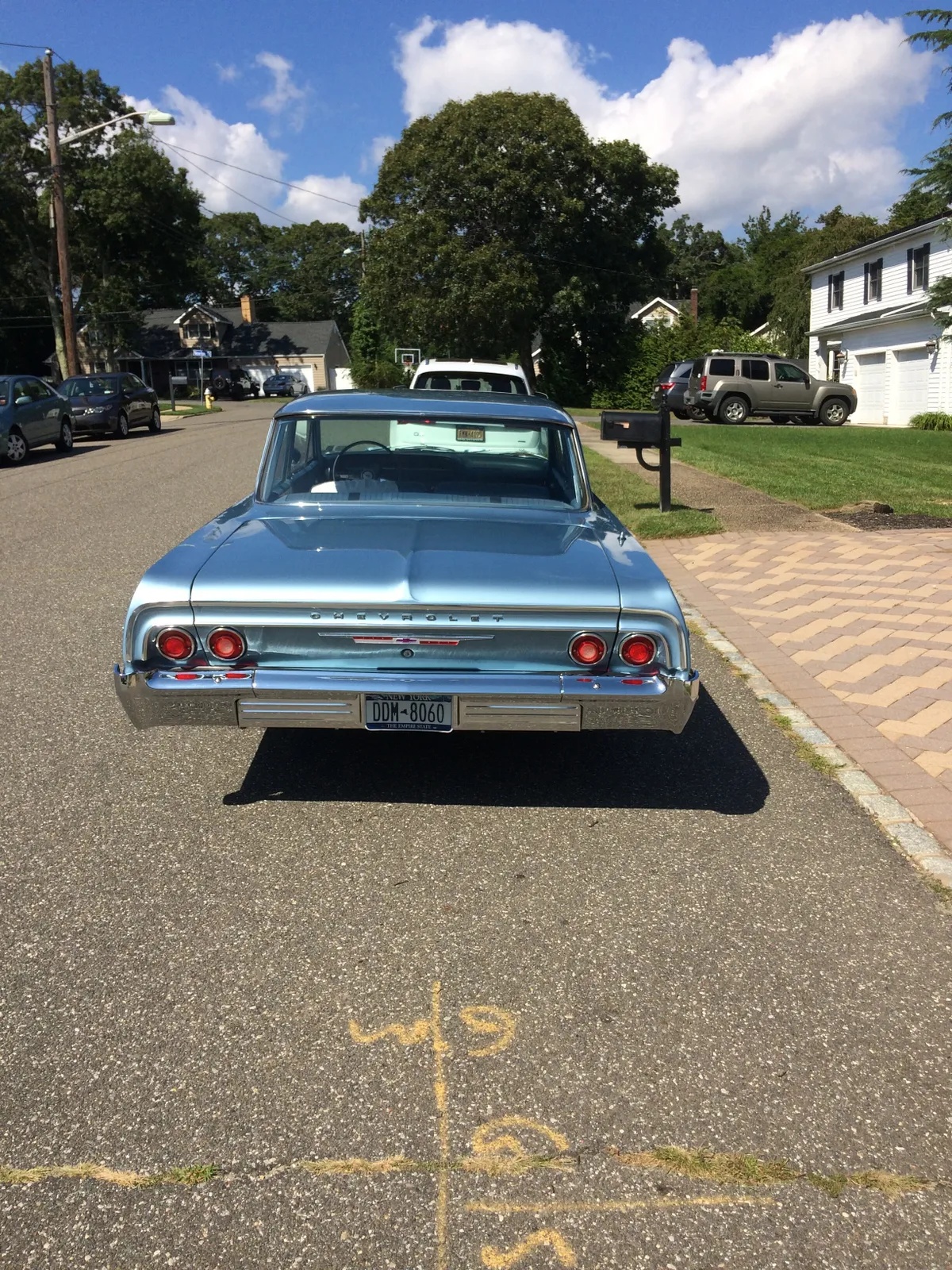 Chevrolet-Bel-air-1964-Silver-Blue-Poly-Blue-9